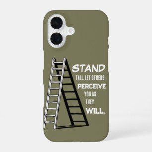 Stand Tall Stoic Quote iPhone iPad Case