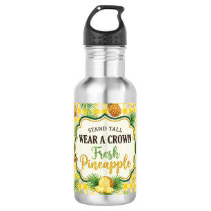 Stand Tall Wear a Crown Illustration 532 Ml Water Bottle