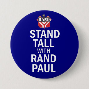 Stand Tall with Rand Paul 7.5 Cm Round Badge