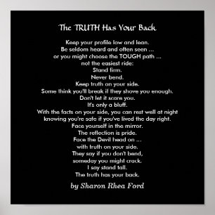 Stand Tall with the Truth by SRF Poster