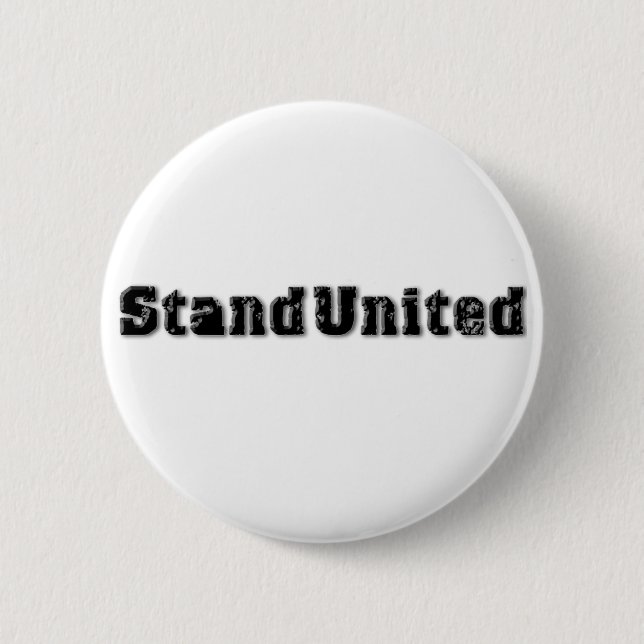 Stand-United 6 Cm Round Badge (Front)