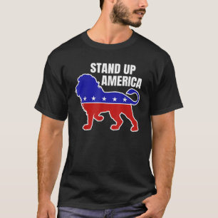 Stand Up America Constitution Bill Of Rights USA F T-Shirt