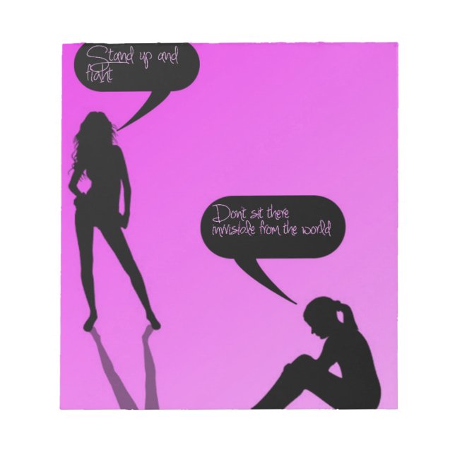 Stand up and fight collection notepad (Front)