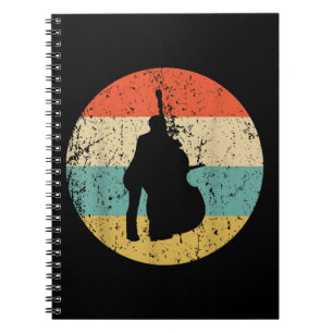 Stand Up Bass Shirt - Vintage Retro Music Notebook