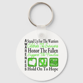 Stand Up Celebrate Honour Non-Hodgkins Lymphoma Key Ring