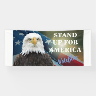 STAND UP FOR AMERICA #VoteBlue Banner