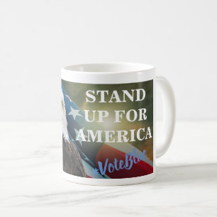 STAND UP FOR AMERICA #VoteBlue Coffee Mug
