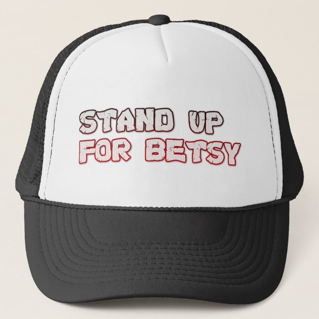 stand up for betsy ross trucker hat (Front)