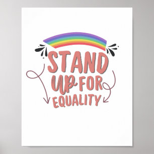 Stand up for Equality - Inclusive Pride Wall Art