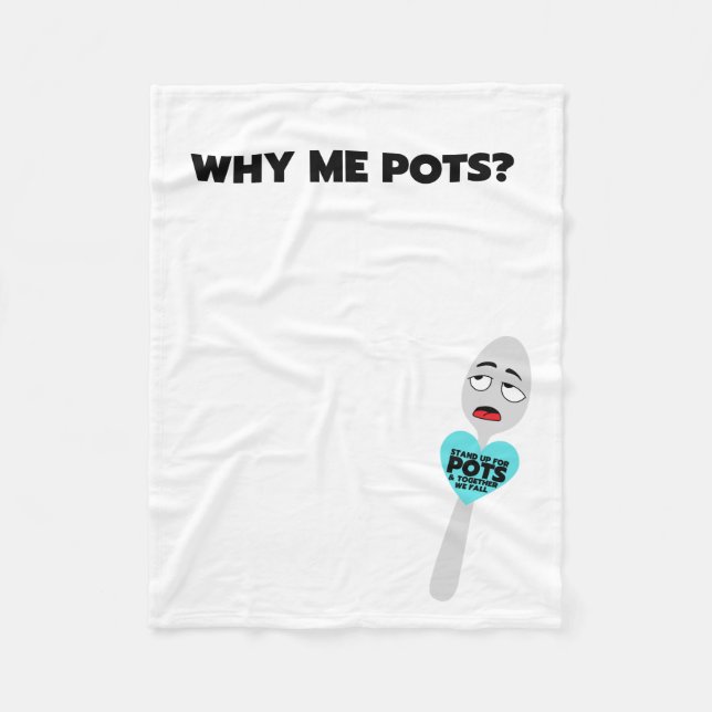 Stand Up For Pots Fleece Blanket (Front)