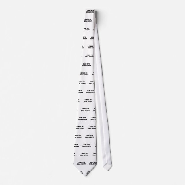 Stand Up for Social Security Tie (Front)