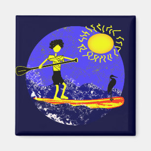 Stand Up Paddle Design Magnet