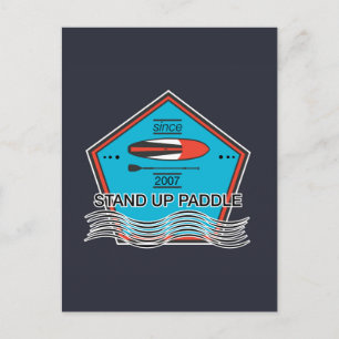 Stand Up Paddle Poster Postcard