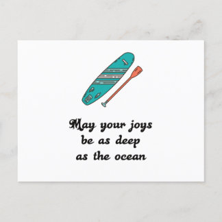 Stand Up Paddle - Present Gift Idea Postcard
