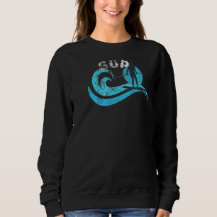 Stand Up Paddleboard Sup Paddling Womens Sweatshirt