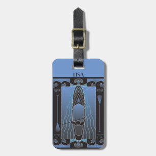 Stand Up paddleboarder Luggage Tag