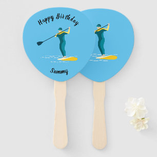 Stand Up Paddleboarding Hand Fan