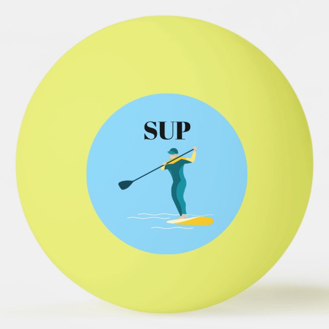 Stand-up Paddleboarding Ping Pong Ball (Front)