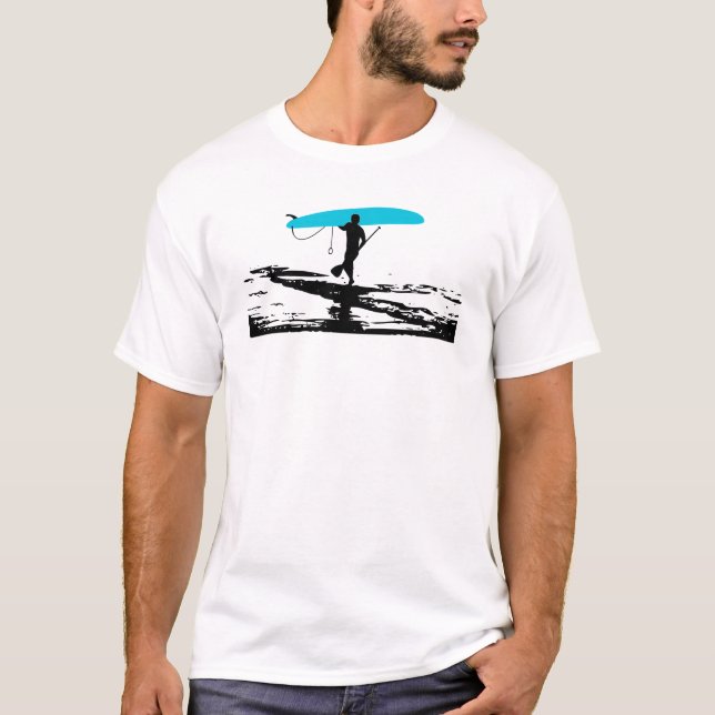 Stand Up Paddleboarding Session Over T-Shirt (Front)