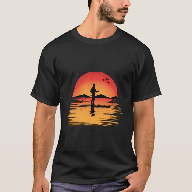 Stand Up Paddler Stand Up Paddeling Paddleboard T-Shirt (Front)