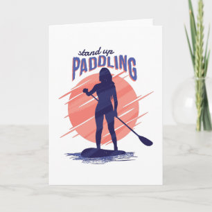STAND UP PADDLING CARD