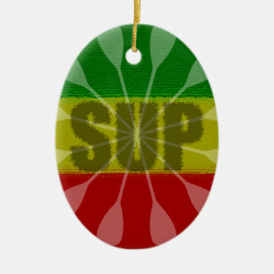Stand Up Paddling, Paddle Twirl Ceramic Tree Decoration