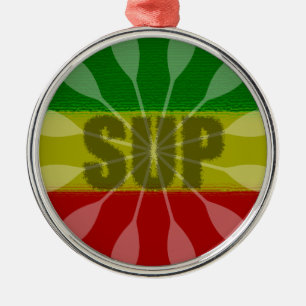Stand Up Paddling, Paddle Twirl Metal Tree Decoration