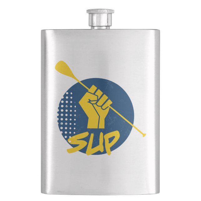 Stand Up Paddling Power Hip Flask (Front)