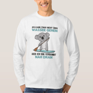 Stand Up Paddling With Koala Funny Paddling T-Shirt