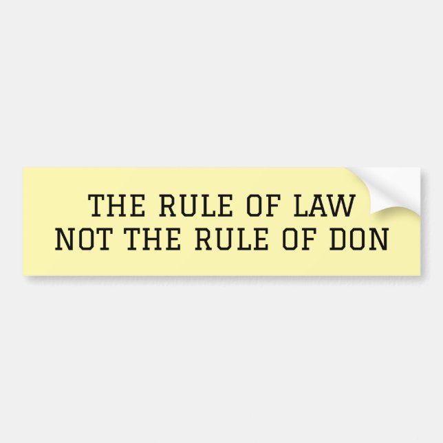 Stand Up to Authoritarianism Bumper Sticker (Front)