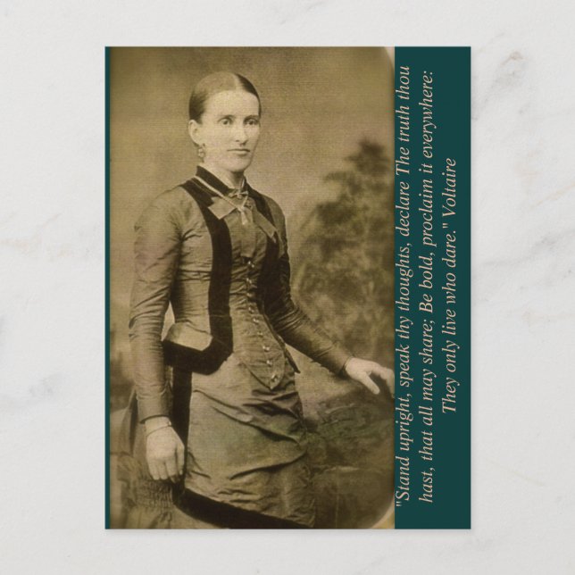 Stand upright, speak thy thoughts, declare Truth.. Postcard (Front)