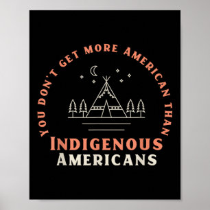 Stand With Native Americans – Pro-democracy  Poster