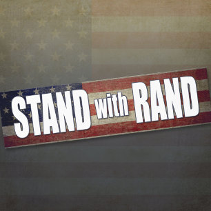 Stand with Rand Paul 2016 Bumper Sticker