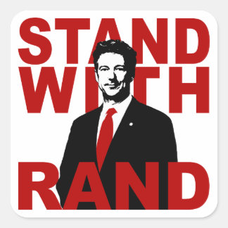 Stand With Rand Square Sticker
