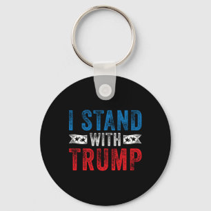 Stand With Trump 2020 Election Donald Maga Republi Key Ring