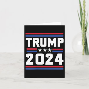 Stand With Trump Funny Trump 2024 Convicted Felon Card