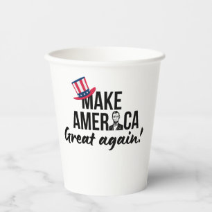 Stand with Trump: Gear Up for 2024! Paper Cups