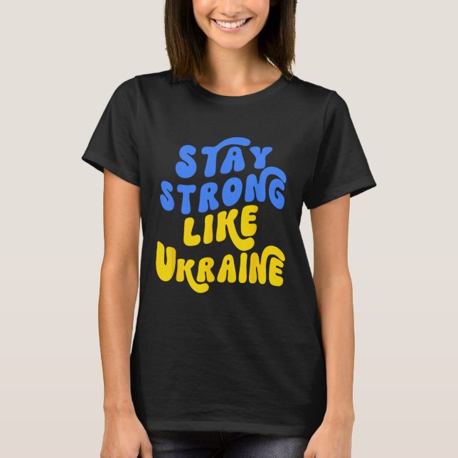 Stand With Ukraine1  T-Shirt (Front)
