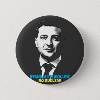 STAND WITH UKRAINE 6 CM ROUND BADGE