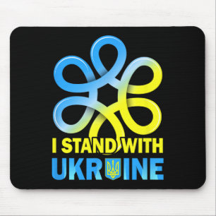 Stand With Ukraine Flag Anti-putin Say No To War U Mouse Pad