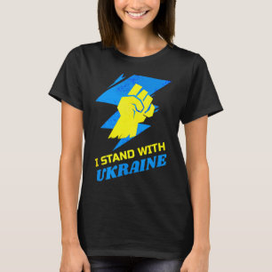Stand With Ukraine Flag Anti-putin Say No To War U T-Shirt
