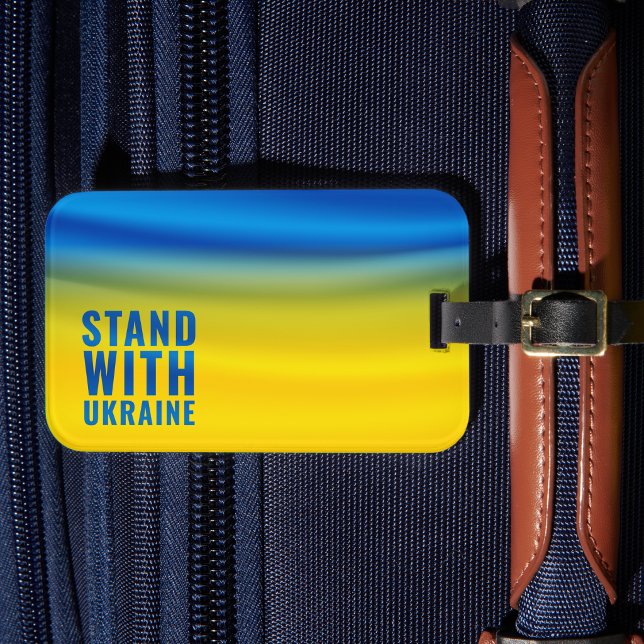 Stand with Ukraine Luggage Tag (Creator Uploaded)