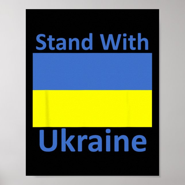 Stand With Ukraine  Poster (Front)