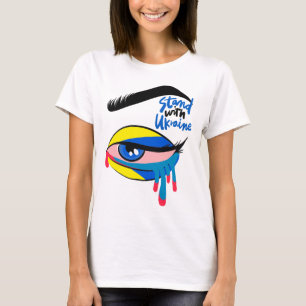 Stand With Ukraine Pride Ukraine Flag Ukraine Colo T-Shirt