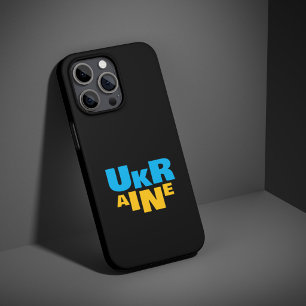 Stand with Ukraine Sunflower blue yellow flag iPhone 15 Pro Case