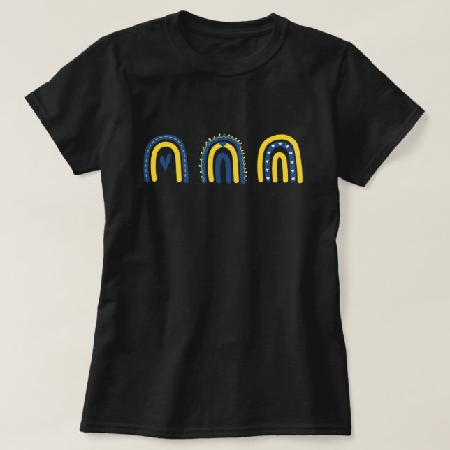 Stand With Ukraine Support T-Shirt (Design Front)