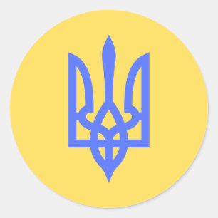 Stand With Ukraine   Trident Sticker