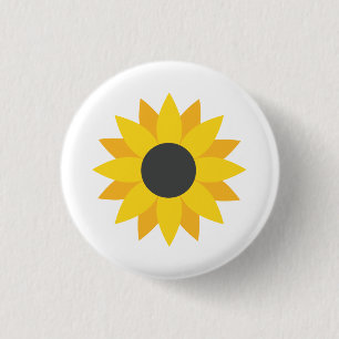 Stand With Ukraine   UA Sunflower Button