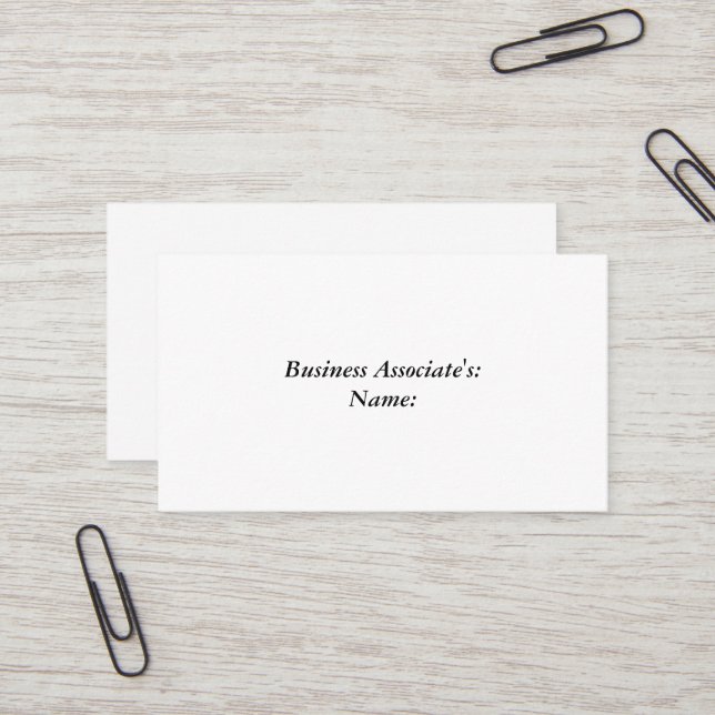 standard 3.5"x2.0" standard matte business card (Front/Back In Situ)