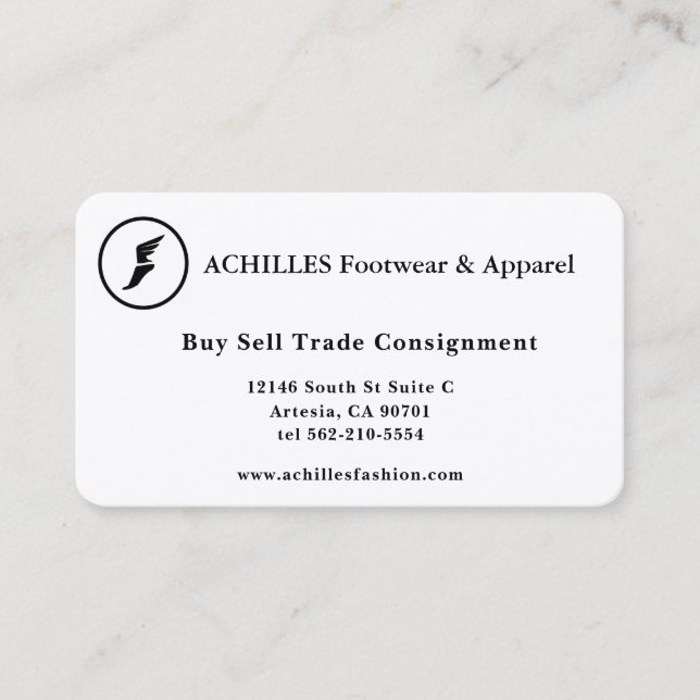 Standard, 3.5" x 2.0" Business Card (Front)